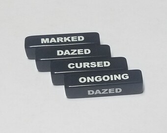 4x Status & Condition Markers for 4E Dungeons and Dragons / Fourth Edition