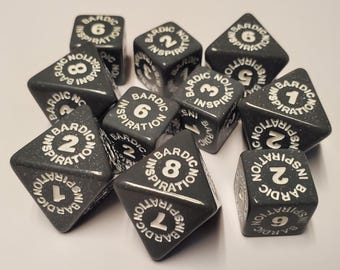 Bardic Inspiration d6 & d8 Dice Bundle Compatible with Dungeons and Dragons (5 of Each)