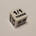5x New Creature Token Dice for Magic: the Gathering 1/1 Token to 6/6 ...