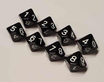 Dados Spindown d10 Ótimos para contadores de Magic: The Gathering e totais de vida de Commander/EDH