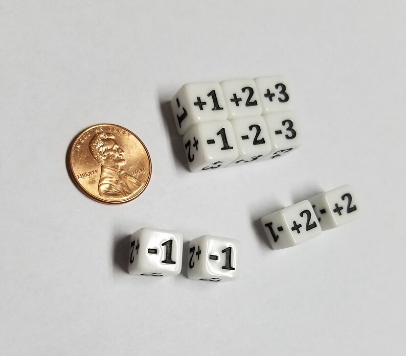 10x Minimalist Counter Dice For Card Games Like Magic The Etsy
