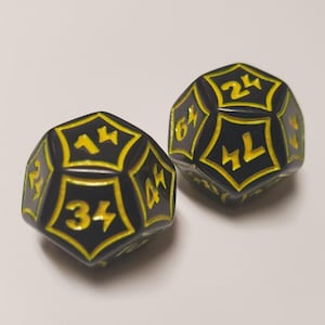 Energy Spindown d12 compatible con Magic: The Gathering (paquete de 2)