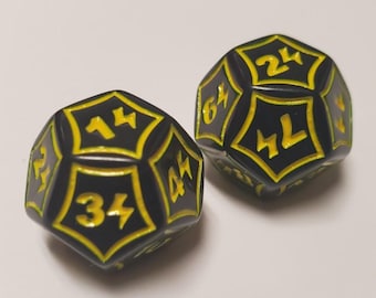 Energy Spindown d12 Compatible with Magic: The Gathering (2 Pack)