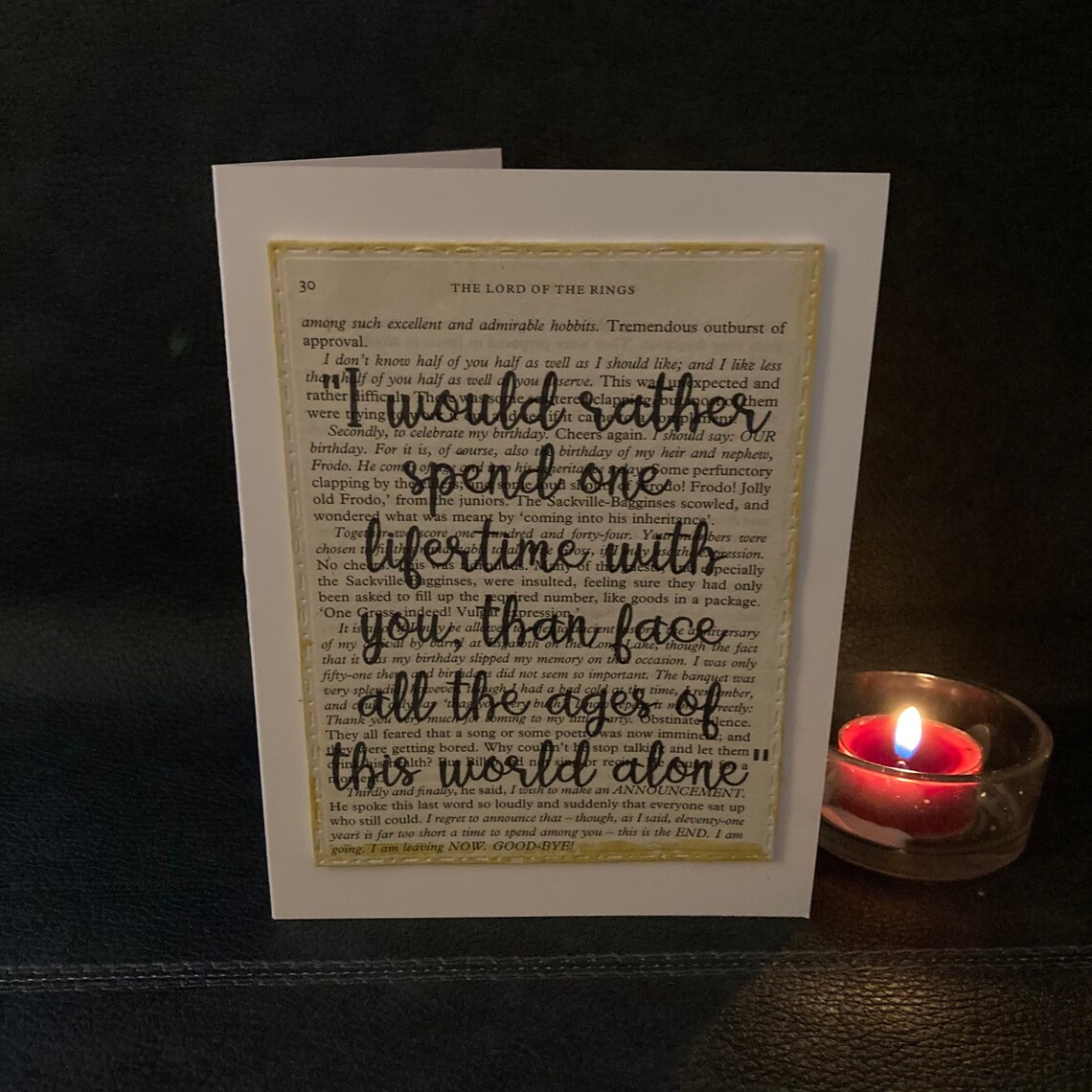 Herr der Ringe Liebe 1. Hochzeit JahrestagsKarte Buch Etsy