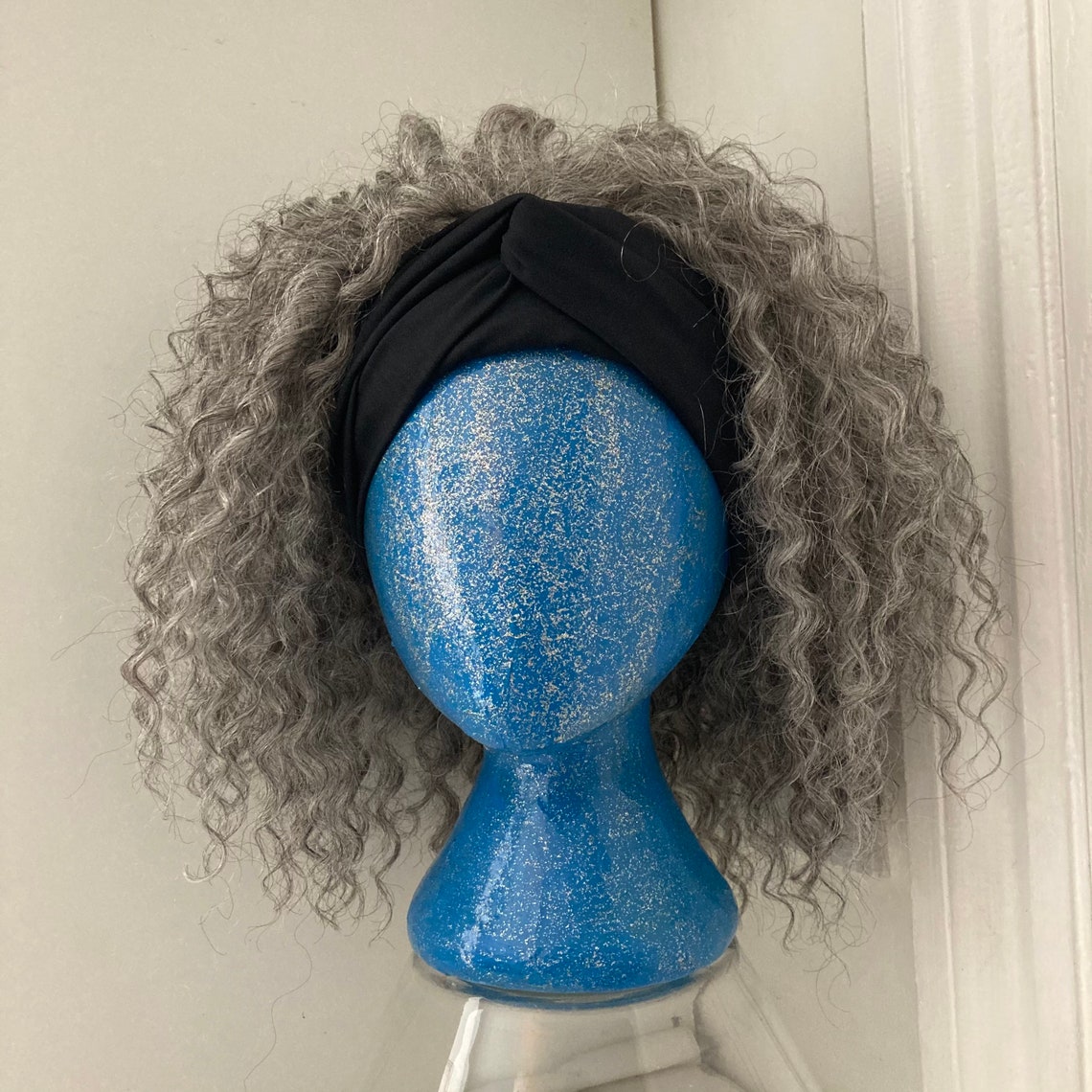 Wig headband wig grey wig gray wig custom wigs wigs for Etsy