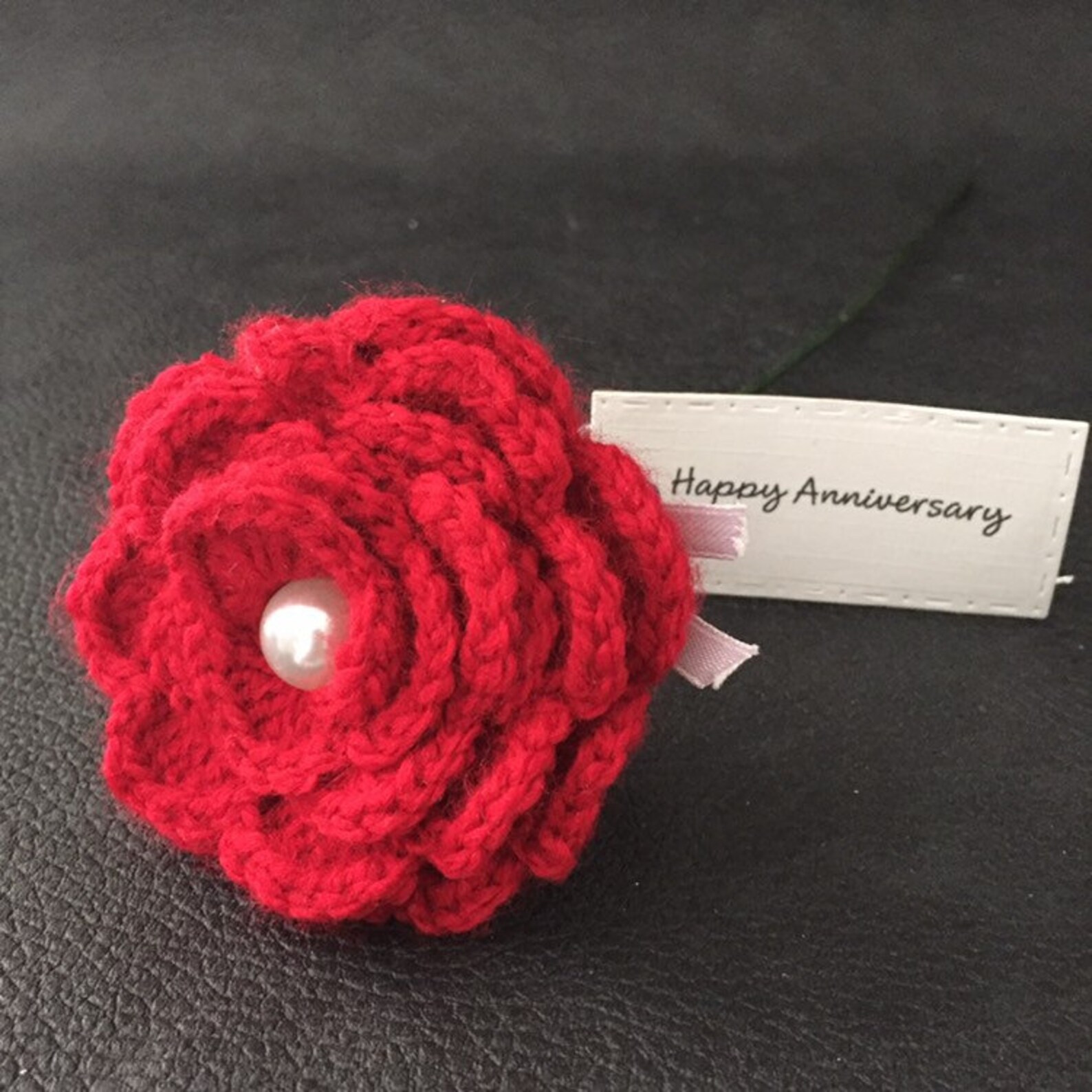 Personalised Wool Anniversary Gifts Wool Flower Gift For Her Etsy
