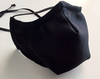 Silver NANO Protective Black Mask Reusable &amp; Washable Made In South Ko