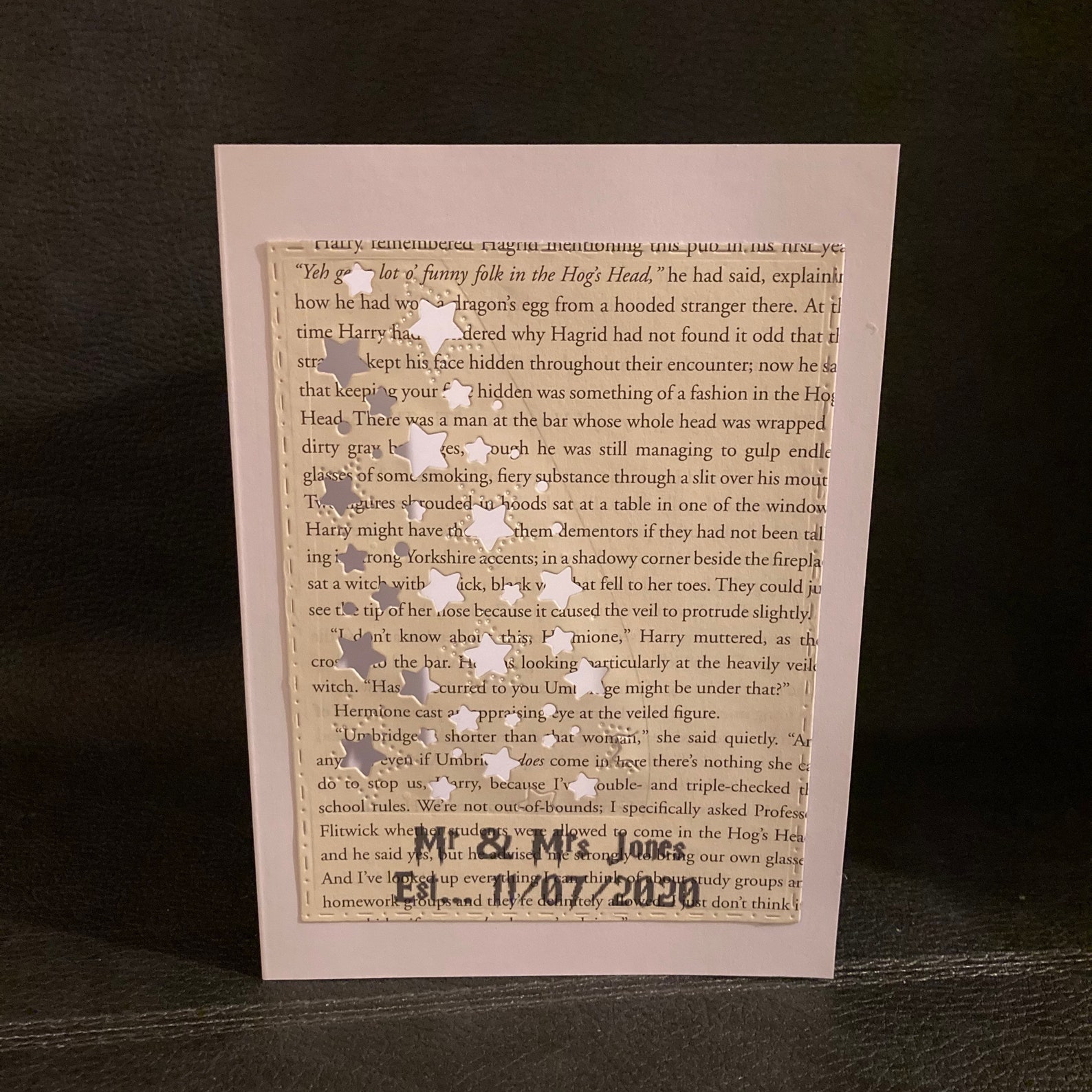 Harry Potter Always Personalised 1st Anniversary Cut Out | Etsy