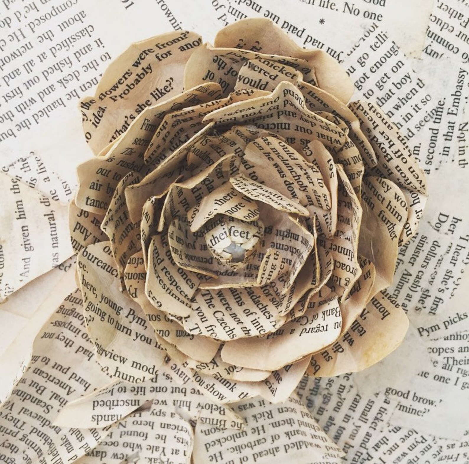 Paper Mache Flowers Book Art Sculpture Book Art Flower Etsy