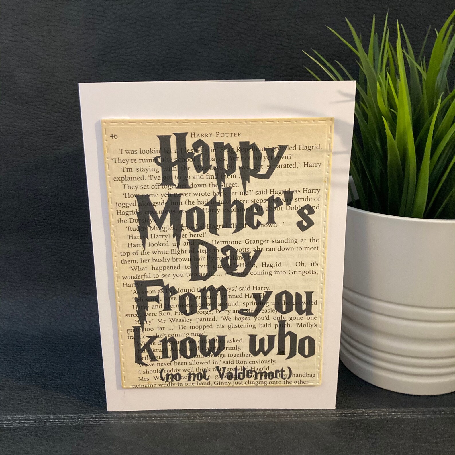 Harry Potter Mothers Day Card Card For Mother Mom Card Etsy