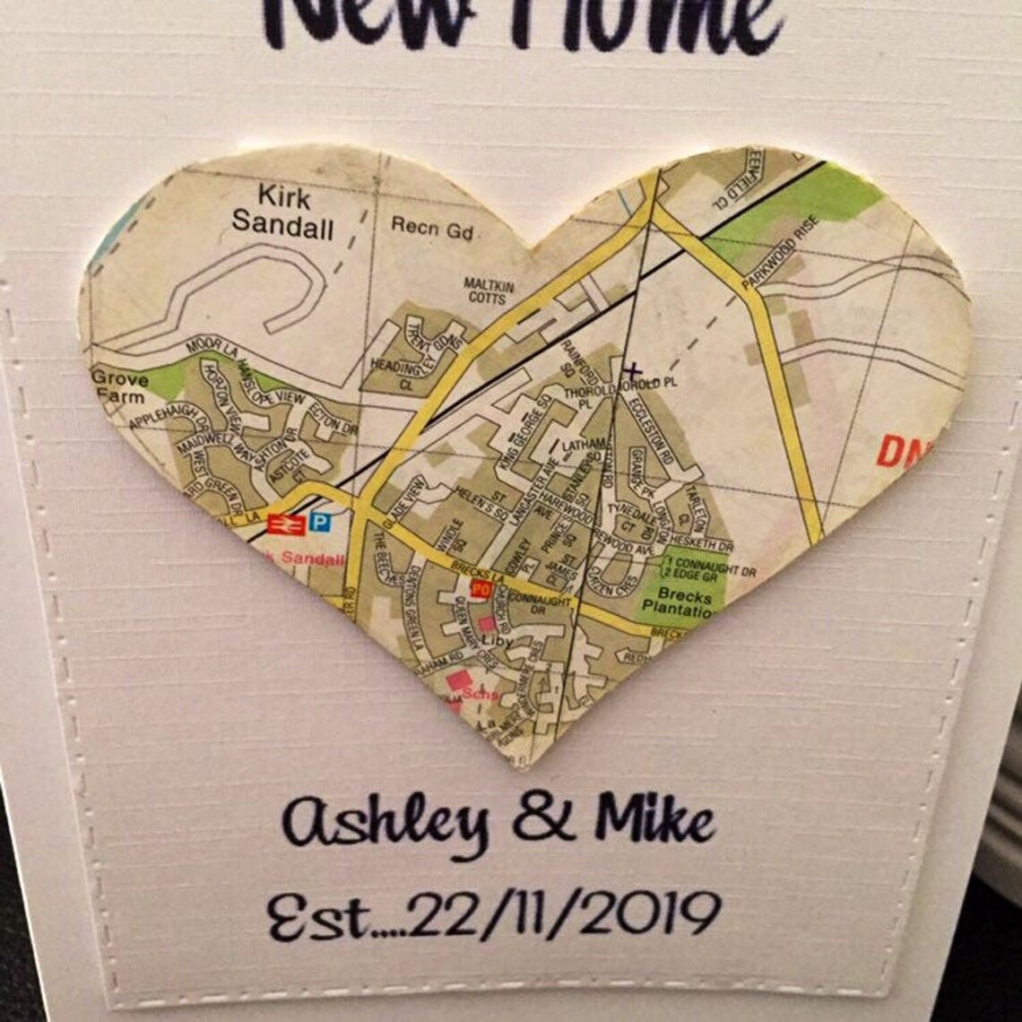 Personalised Moving in New Home Together Card UK UK 3D New Etsy