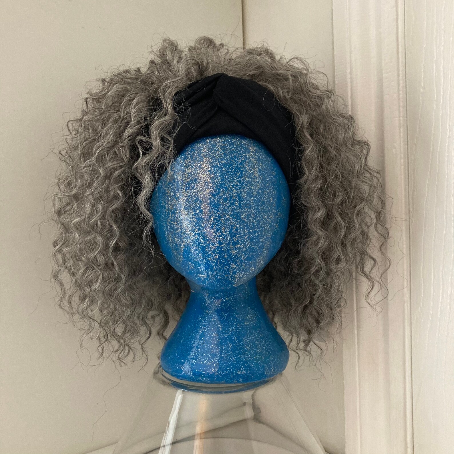 Wig headband wig grey wig gray wig custom wigs wigs for Etsy