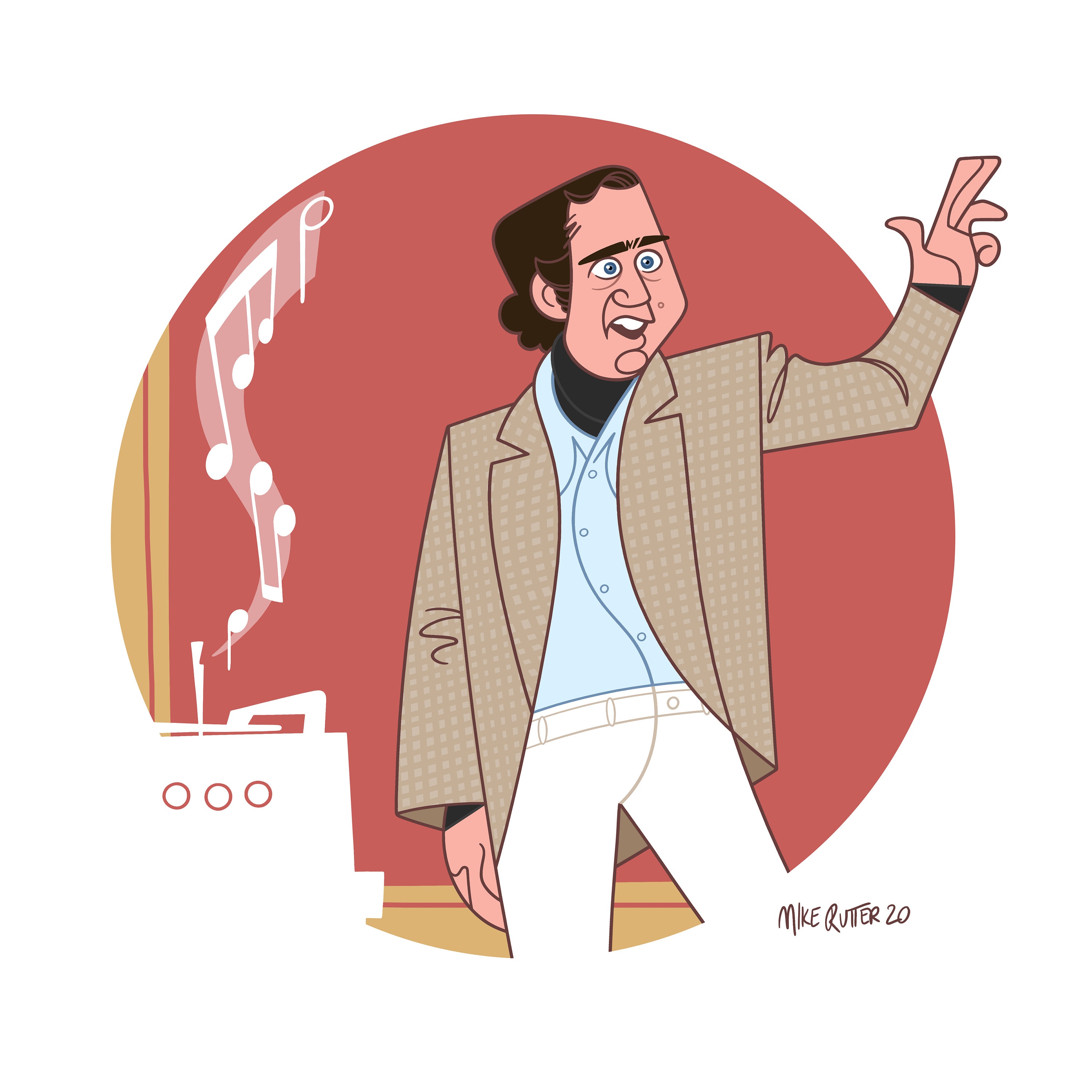 Andy Kaufman Digital Print SNL - Etsy