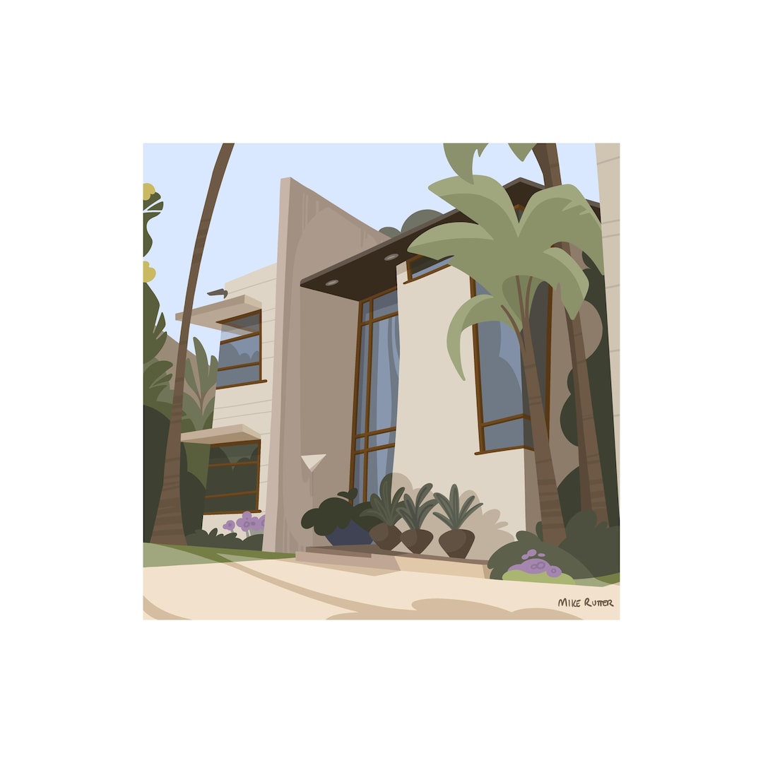 TV Home Modern Family (jay and Gloria Pritchett House) Print