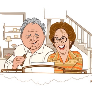 All in the Family TV Show Print