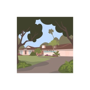 TV Home - The Golden Girls (Blanche&#39;s House) Print