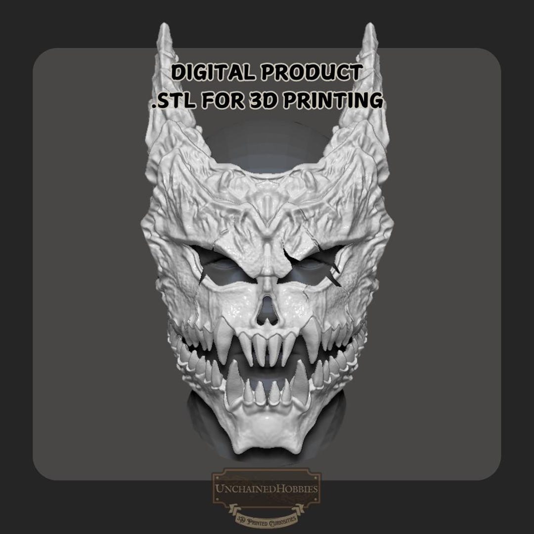 高速 割引 平日 Kaiju No. 8 Articulated Jaw Mask 3D Print File | Anime Manga 絵画
