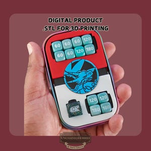 Poke Minidose Einsatz | 3D Druckdatei | 3D gedrucktes Trading Card Game Zubehör