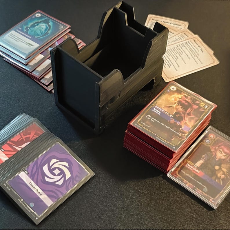 3D Printed Riftbound Deck Box | TCG Deck Holder, Dice Tray & Display ...