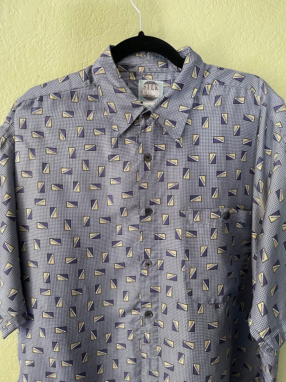 Vintage silk buttonup Gem