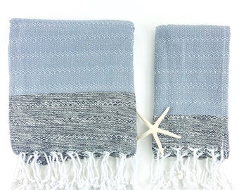 Gray Turkish Towels, Turkish Towels, Turkish Beach Towel, Turkish Towel, Housewarming Gift, Kitchen Towel, Turkish Hand Towel, Dish Towel