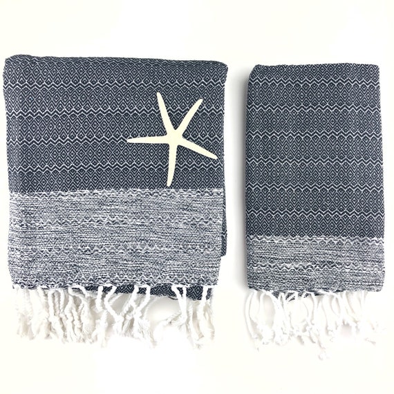 Turkish Towels Turkish Beach Towel Gray Turkish Towels Etsy