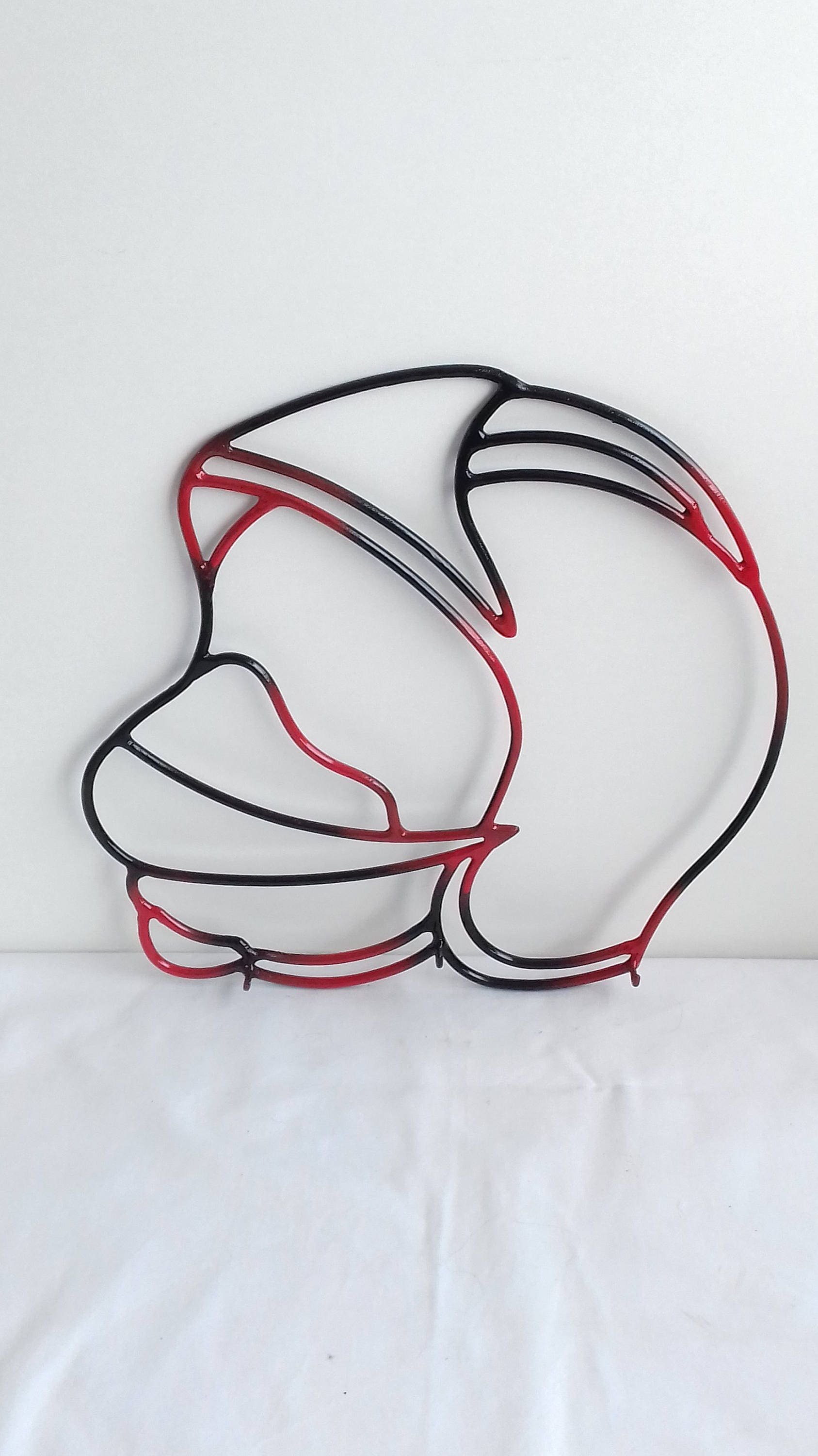 Casque de Pompier Gm Creation Artisanale en Fer Forge Fait Main, Métal de Récupération Industriel No