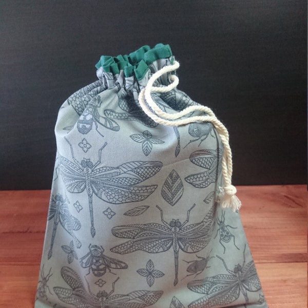 Pochon en coton, sac à vrac, zéro déchet, zéro waste, alternative papier cadeau