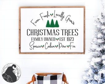 Download Family Name Christmas Tree Farm Svg Etsy
