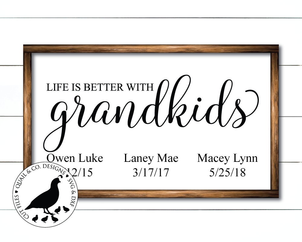 Free Free 123 Grandma With Grandkids Names Svg SVG PNG EPS DXF File
