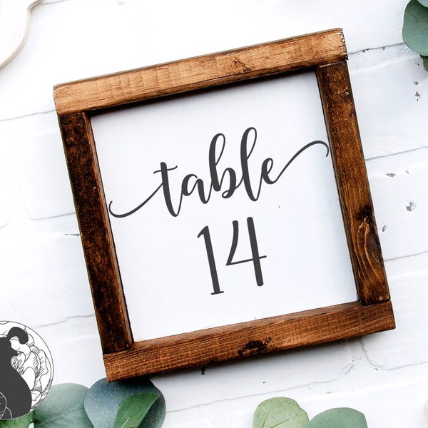 Wedding Table Numbers SVG, Wedding Signs svg, Table Number svg, Reception svg, DIY Wedding Decor, Cricut, Silhouette, , DXF