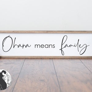 Ohana Means Family SVG, Ohana Cut File, Farmhouse Sign svg, Family Quote, Cricut, Silhouette, DXF, PNG