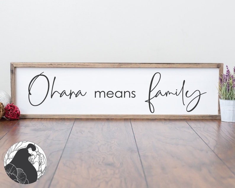 Download Ohana Means Family SVG Ohana Cut File Farmhouse Sign svg | Etsy