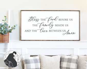 Dining Room Sign SVG: Christian Quote, Farmhouse Style (Digital Designs)