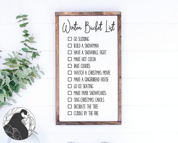 Download Svg Files Winter Bucket List Svg Winter Svg Bucket List Etsy