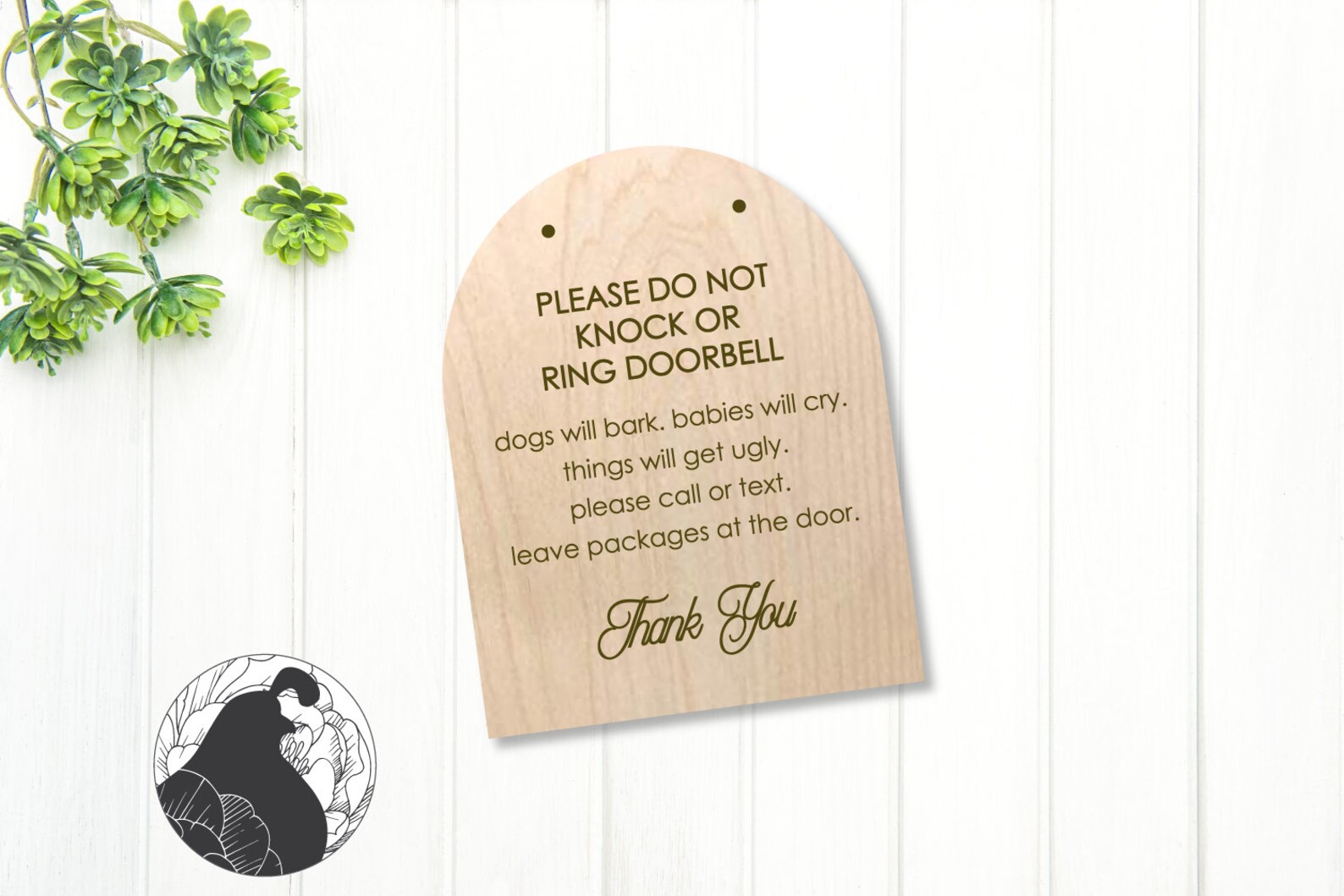 Please Do Not Knock SVG Dogs Will Bark Doorbell Sign Cut - Etsy