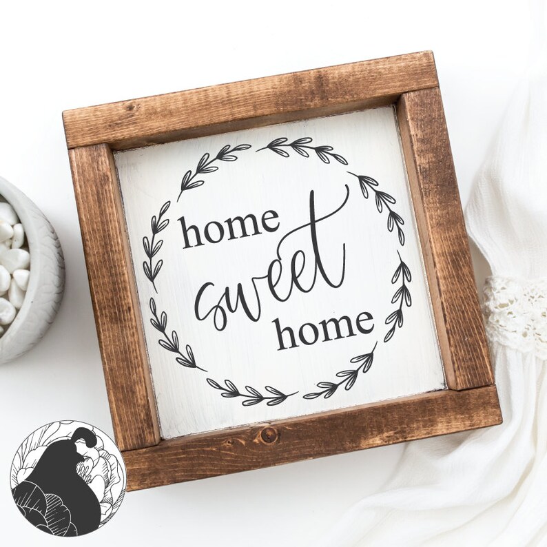 Free Free 190 Home Sweet Home Sign Svg SVG PNG EPS DXF File