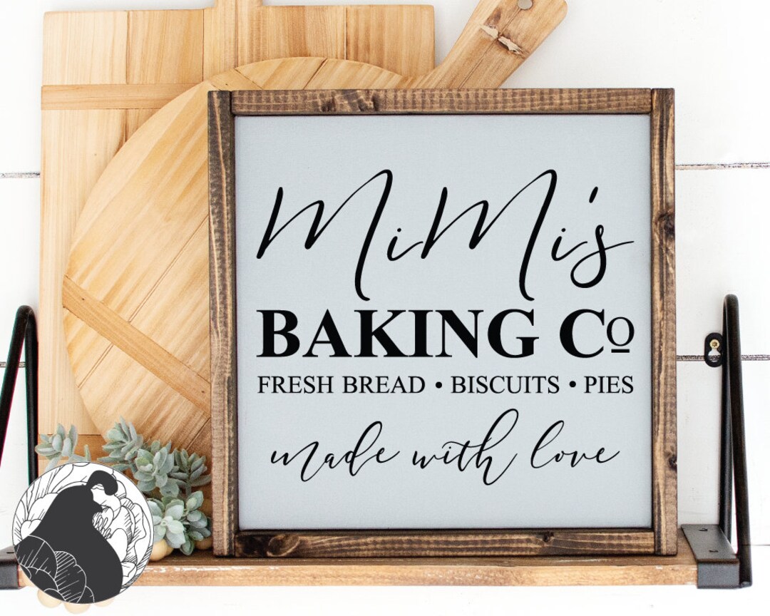 Mimi SVG DXF PNG, Grandma Svg, Baking Cut File, Diy Kitchen Decor ...