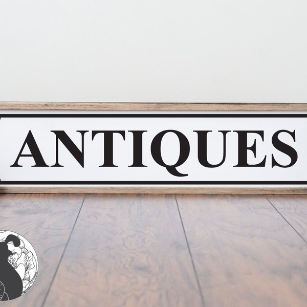 Antiques SVG, Large Sign svg, Antiques Cut File, Farmhouse Sign svg, Vintage svg, Cricut Files, Silhouette svg, Commercial Use svg, DXF, PNG