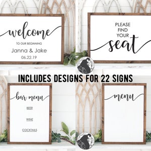 Wedding SVG Bundle, Wedding Signs svg, Wedding Cut File, Welcome svg, Reception svg, Bride and Groom svg, Guest Book svg, Cricut, Silhouette