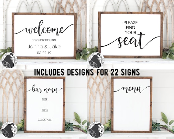 Download Wedding Svg Bundle Wedding Signs Svg Wedding Cut File Etsy