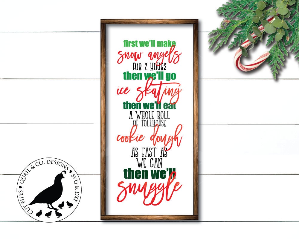 Download First we'll Make Snow Angels svg Buddy the Elf svg Elf | Etsy