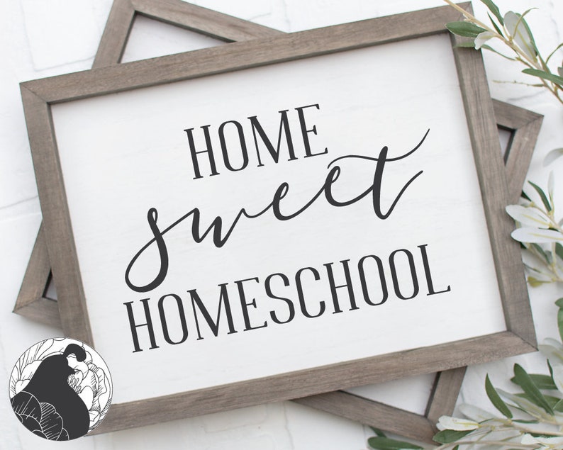 Home Sweet Homeschool svg Homeschool svg Homeschool Sign ...