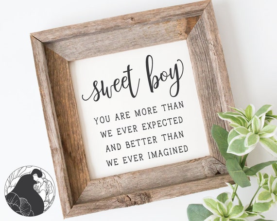 Download Svg Files Sweet Boy Svg Baby Boy Svg Nursery Svg Etsy