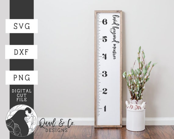 Diy Growth Chart Ruler Cricut