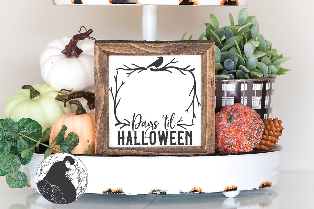 Days 'til Halloween SVG Halloween Sign SVG Halloween - Etsy