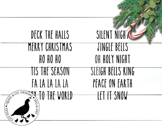 Download SVG Files Rae Dunn Svg Bundle Christmas Music svg ...