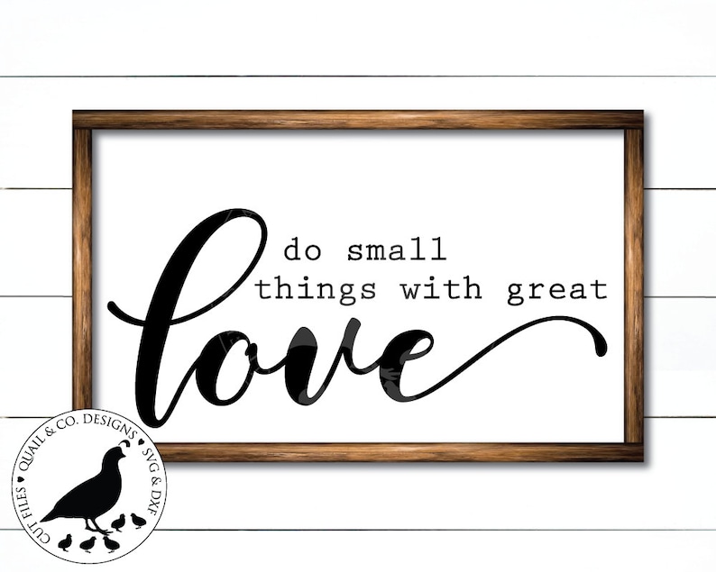 Download Do Small Things with Great Love svg Mother Teresa svg | Etsy