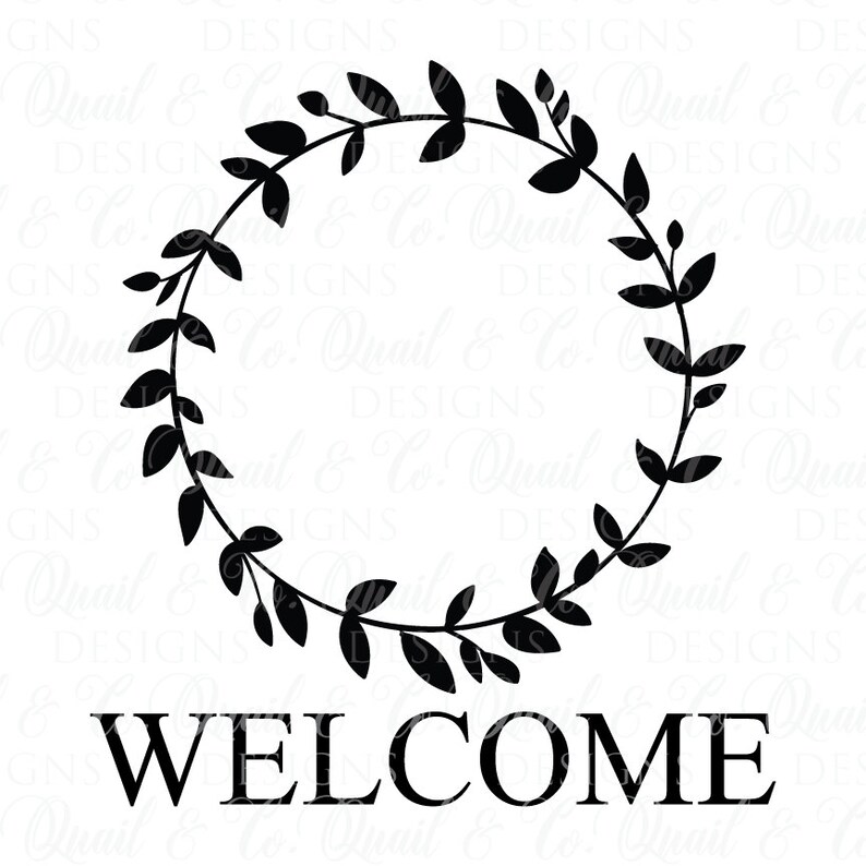 Download Wreath Svg For Monogram - Layered SVG Cut File