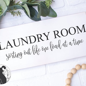 Laundry Room SVG: Sorting Life, Cricut, Silhouette, DXF (Digital Design)